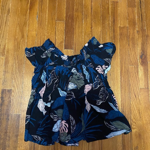 Aritzia Talula Off-Shoulder Floral Blouse Top (Small) - Picture 4 of 5